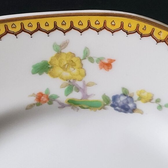 Antique Theodore Haviland Limoges Salad Plate, Eden Pattern, Bird Plate - Picture 3 of 11